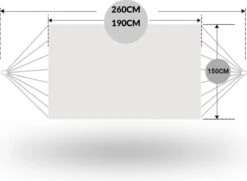 Dubbele Hangmat Rood Met Spreidstok - 1 Of 2 Persoons - Lig Oppervlak 190x150cm - Lengte 260cm -Optimaal Tuinmeubel Winkel 1200x880 4