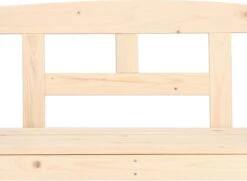 Merkloos Springos Tuinbank | Tuinbankje | Zitbank Buiten | Naaldhout | 119 X 78 X 45 Cm | Licht -Optimaal Tuinmeubel Winkel 1200x881