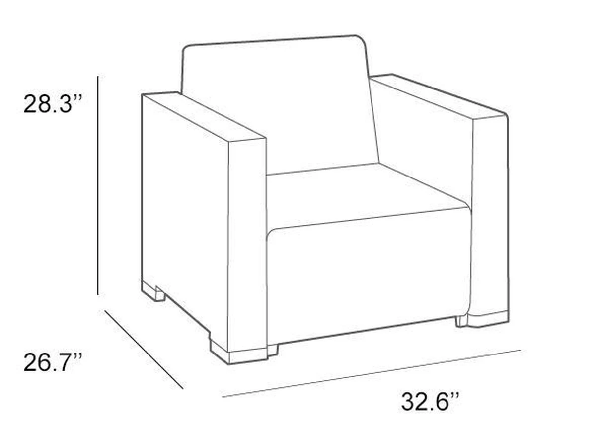 Allibert California Loungeset - 5 Personen - Cappuccino 17 Allibert California Loungeset - 5 Personen - Cappuccino - Afbeelding 17