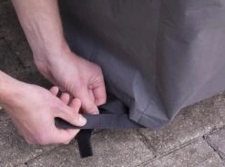 Weersbestendige Beschermhoes Tuinset | 245 X 150 X 95 Cm | Premium | Waterproof | TÜV Rheinland Gecertificeerd | Hoes Voor Tuin | Waterdicht | Solution Dyed (verkleuring Onmogelijk) | Grijs / Antraciet -Optimaal Tuinmeubel Winkel 1200x890 2