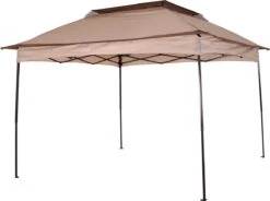 Outsunny Paviljoen Met Zijwanden Partytent Tuintent Popup 3,25 X 3,25 M Khaki 840-166 -Optimaal Tuinmeubel Winkel 1200x895 3