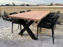 Tuintafel Douglas 300 Cm X 90 Cm | Stalen Poten | 8-10 Personen | DuuMaa 12 Tuintafel Douglas 300 Cm X 90 Cm | Stalen Poten | 8-10 Personen | DuuMaa -Optimaal Tuinmeubel Winkel 1200x899 11
