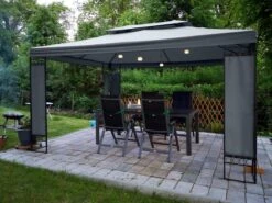 Casaria Paviljoen Lorca 3x3m - UV-bescherming 50+ Metaal - Antraciet 15 Casaria Paviljoen Lorca 3x3m - UV-bescherming 50+ Metaal - Antraciet -Optimaal Tuinmeubel Winkel 1200x900 21