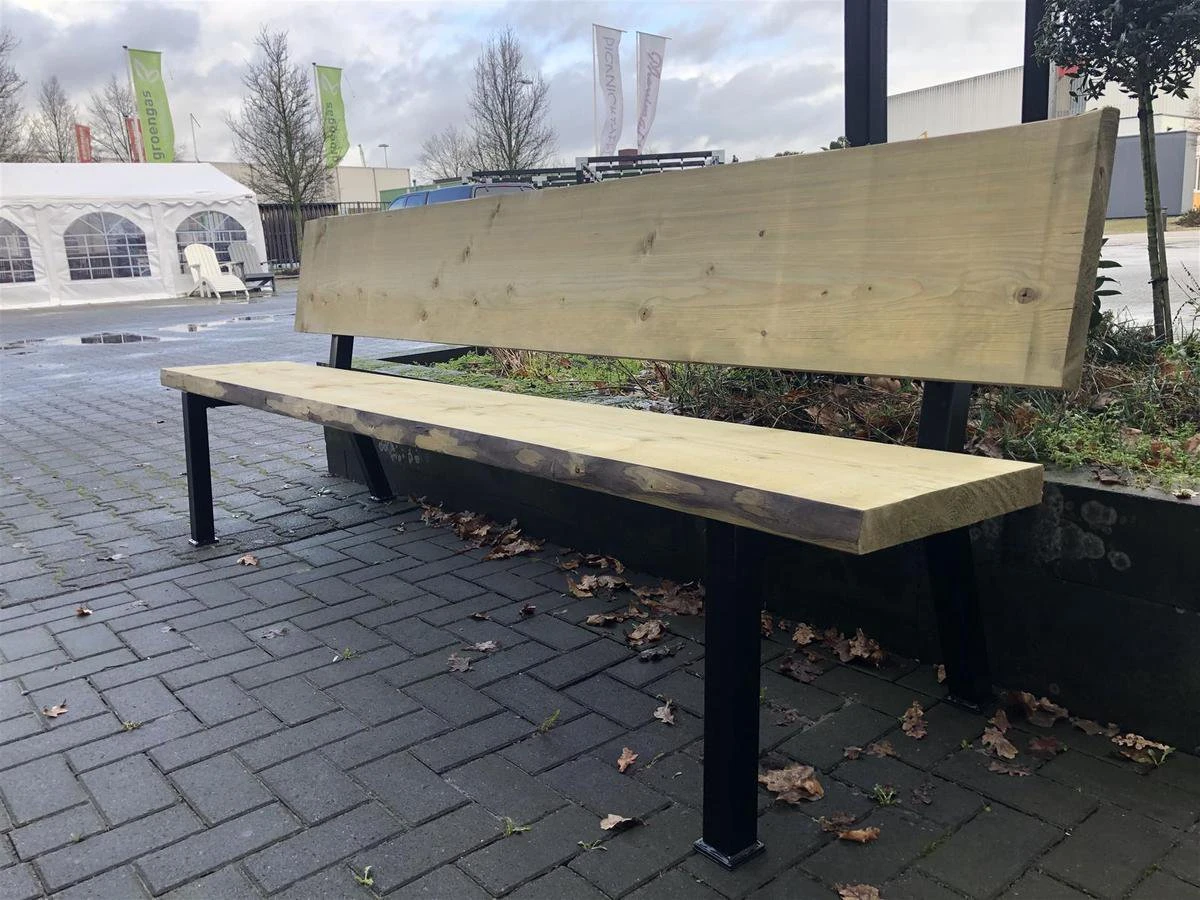 MaximaVida Set Industriële Bankpoten New York- Zwart Gecoat - Maak Zelf Je Bank 5 MaximaVida Set Industriële Bankpoten New York- Zwart Gecoat - Maak Zelf Je Bank - Afbeelding 5