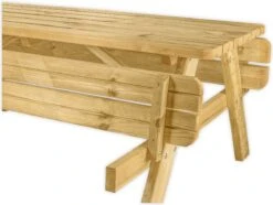 Goedkopepicknicktafels.nl | 180cm Lange Picknicktafel | Tuintafel 6 Persoons | De Luxe 180cm Lang | Geïmpregneerd Grenen Hout! -Optimaal Tuinmeubel Winkel 1200x902 8
