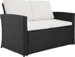 Tectake - Wicker Zitgroep Tuinset Lucca - Zwart - 404131 19 Tectake - Wicker Zitgroep Tuinset Lucca - Zwart - 404131 -Optimaal Tuinmeubel Winkel 1200x908 3