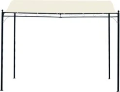 Outsunny Pergola Partytent Paviljoen Overkapping Tent Metaal Crème 297x297 Cm 84C-038 -Optimaal Tuinmeubel Winkel 1200x923 3