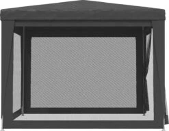 Prolenta Premium Partytent Met 4 Mesh Zijwanden 3x3 M HDPE Antracietkleurig -Optimaal Tuinmeubel Winkel 1200x933 1