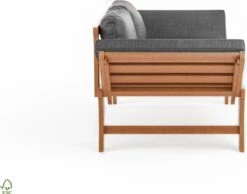 Loungebank Tuin FSC Antraciet – Makkelijk Verstelbaar Lounge Bank Balkon – Tuinbank Lounge Hardhout FSC – Perfecthomeshop -Optimaal Tuinmeubel Winkel 1200x942 1
