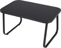 Tuin Meubelen Loungeset - 4 Persoons - Tuinset - Comfort - Zwart - Tafel Glazen Blad - Stoelen - Sofa - Bank - 4-delig 7 Tuin Meubelen Loungeset - 4 Persoons - Tuinset - Comfort - Zwart - Tafel Glazen Blad - Stoelen - Sofa - Bank - 4-delig -Optimaal Tuinmeubel Winkel 1200x947 1