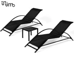 Intimo Ligbeddenset + Tafel - Zwart - 163x60x65/45x45x40 12 Intimo Ligbeddenset + Tafel - Zwart - 163x60x65/45x45x40 -Optimaal Tuinmeubel Winkel 1200x960 2