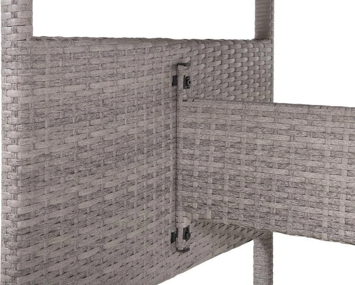 Beliani VITERBO - Loungeset Voor 8 - Grijs - PE Rotan 12 Beliani VITERBO - Loungeset Voor 8 - Grijs - PE Rotan - Afbeelding 12