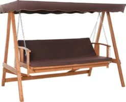 Outsunny Hollywoodschommel Hout Tuinschommel Schommelbank Ligfunctie 3 Personen 84A-185 -Optimaal Tuinmeubel Winkel 1200x972 1