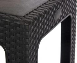 Rotan Bijzettafeltje/plantenverhoger Antraciet Grijs 47 X 47 X 42 Cm Voor Binnen/buiten -Optimaal Tuinmeubel Winkel 1200x988 2