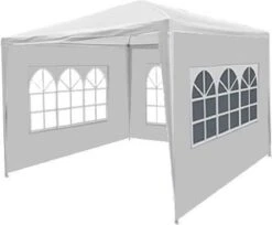 Partytent 3x3m Budget Wit Met Drie Zijwanden -Optimaal Tuinmeubel Winkel 1200x990 2