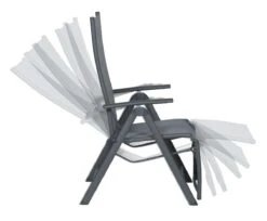 Garden Impressions - Sol Verstelbare Tuinstoel - Aluminium - Zwart -Optimaal Tuinmeubel Winkel 1200x990