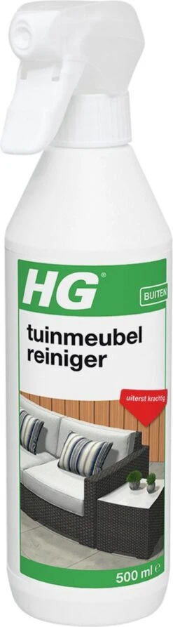 HG Tuinmeubelreiniger - 500ml - Voor Alle Soorten Tuinmeubelen - Uiterst Krachtig