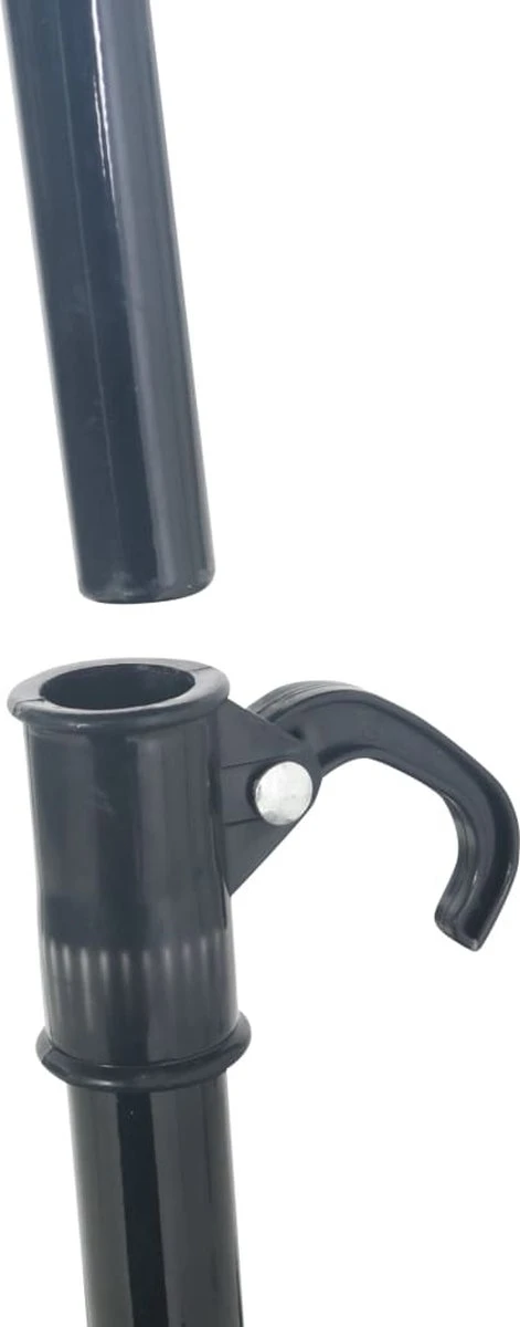 Prolenta Premium - Loungebed Met Parasol Poly Rattan Grijs 8 Prolenta Premium - Loungebed Met Parasol Poly Rattan Grijs - Afbeelding 8