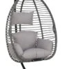Lowander Egg Hangstoel Cocoon - Voor Binnen & Buiten - Met Standaard - Incl. Kussens