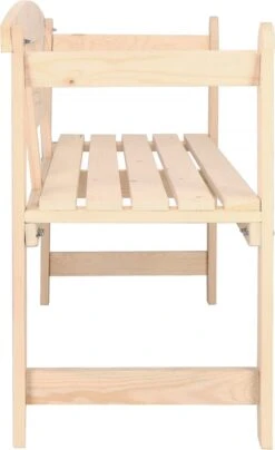 Merkloos Springos Tuinbank | Tuinbankje | Zitbank Buiten | Naaldhout | 119 X 78 X 45 Cm | Licht -Optimaal Tuinmeubel Winkel 734x1200