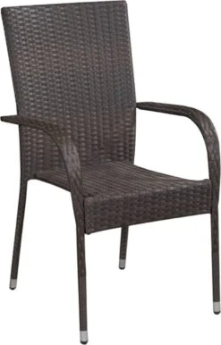 VidaXL 5-delige Tuinset Poly Rattan Bruin 15 VidaXL 5-delige Tuinset Poly Rattan Bruin -Optimaal Tuinmeubel Winkel 767x1200