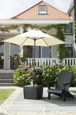 Keter Troy Adirondack Tuinstoel - 81x80x96,5cm - Grafiet -Optimaal Tuinmeubel Winkel 795x1200