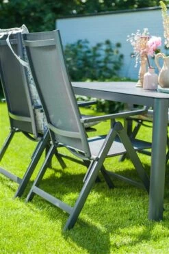 Hartman Aruba Aluminium Tuinstoel - Antraciet Verstelbaar -Optimaal Tuinmeubel Winkel 799x1200