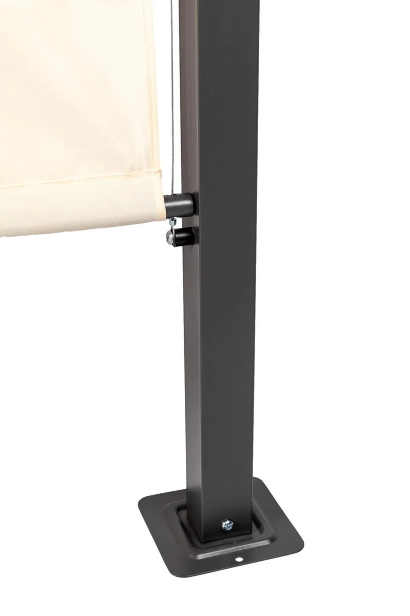 MaxxGarden Pergola - Partytent - Tuinpaviljoen Met één Gesloten Zijkant - 3x3x2,3 M - Cream 6 MaxxGarden Pergola - Partytent - Tuinpaviljoen Met één Gesloten Zijkant - 3x3x2,3 M - Cream - Afbeelding 6