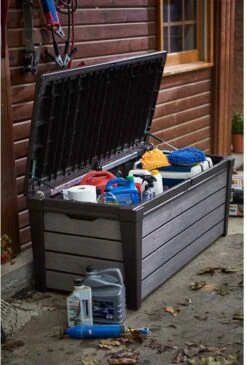 Keter Brushwood Opbergbox - Kussenbox - 455L - 145x69,7x60,3cm - Grafiet 11 Keter Brushwood Opbergbox - Kussenbox - 455L - 145x69,7x60,3cm - Grafiet -Optimaal Tuinmeubel Winkel 813x1200 1
