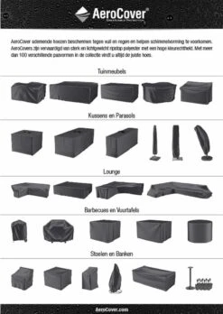 AeroCover Loungesethoes 220x220x90xH70 Cm - Antraciet 28 AeroCover Loungesethoes 220x220x90xH70 Cm - Antraciet -Optimaal Tuinmeubel Winkel 852x1200