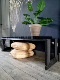 Tuinbank Design 2023 - 150CM - Grenen Hout - Zwart -Optimaal Tuinmeubel Winkel 900x1200 3