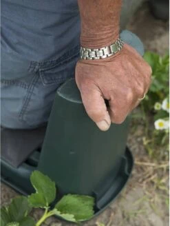 Nature - Tuinkruk 2-in-1 - Tuinzit/-knielkruk - Tuin Werkbank - Grijs - H34 X 66 X 25cm -Optimaal Tuinmeubel Winkel 904x1200