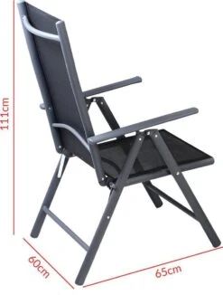 Tuinset 4 + 1 Klapstoelen Tuintafel – Aluminium 80x80cm - Grijs 31 Tuinset 4 + 1 Klapstoelen Tuintafel – Aluminium 80x80cm - Grijs -Optimaal Tuinmeubel Winkel 910x1200