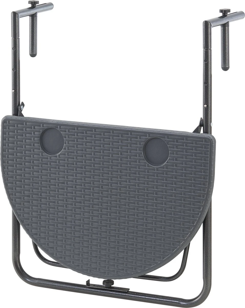 Balkontafel Cicala Inklapbaar 83,5x60x64 Cm Donkergrijs 5 Balkontafel Cicala Inklapbaar 83,5x60x64 Cm Donkergrijs - Afbeelding 5