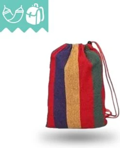 Dubbele Hangmat Rood Met Spreidstok - 1 Of 2 Persoons - Lig Oppervlak 190x150cm - Lengte 260cm -Optimaal Tuinmeubel Winkel 977x1200 1