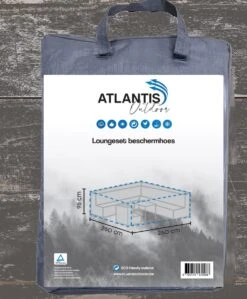 Weersbestendige Beschermhoes Loungeset / Tuinset (met Hoge Tafel) | 260 X 260 X 95 Cm | Premium | Waterproof | TÜV Rheinland Gecertificeerd | Hoes Voor Tuin | Waterdicht | Solution Dyed (verkleuring Onmogelijk) | Grijs / Antraciet -Optimaal Tuinmeubel Winkel 992x1200 3