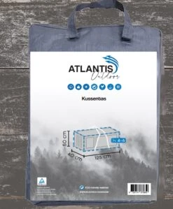 Opbergtas Voor Tuinmeubelkussens - 125 X 40 X 50 Cm (4 – 6 Lounge- Tuinkussens) - Grijs / Antraciet -Optimaal Tuinmeubel Winkel 992x1200 7