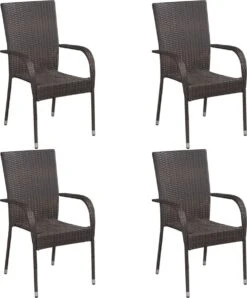 VidaXL 5-delige Tuinset Poly Rattan Bruin 13 VidaXL 5-delige Tuinset Poly Rattan Bruin -Optimaal Tuinmeubel Winkel 995x1200