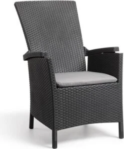 Allibert Vermont Verstelbare Tuinstoel - 64x68x107cm - Grafiet 33 Allibert Vermont Verstelbare Tuinstoel - 64x68x107cm - Grafiet -Optimaal Tuinmeubel Winkel 998x1200